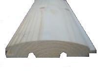 Lambriu cu fata superioara rotunjita